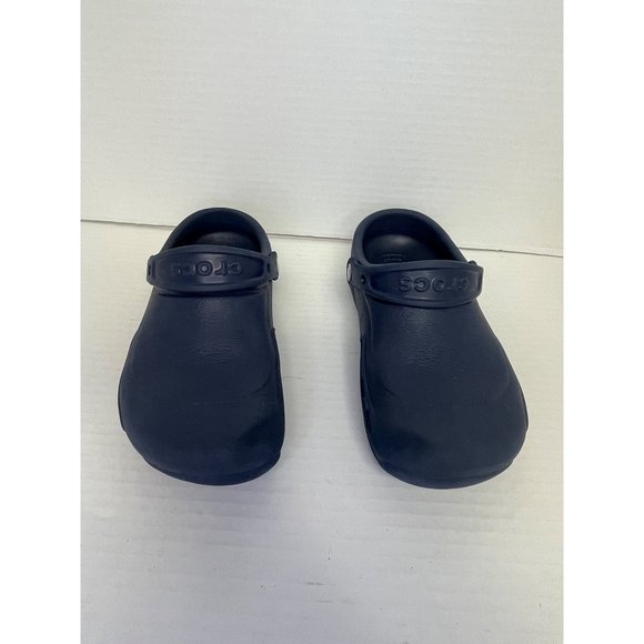 Crocs womens size 7 clogs bistro blue slip resistant comfort lightweight - Picture 2 of 16